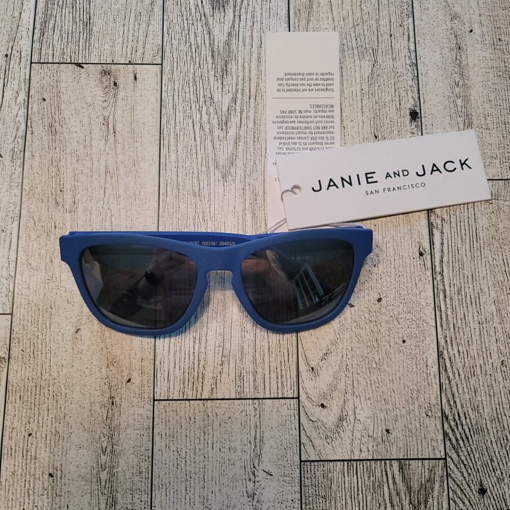 Janie and Jack Blue Kids Sunglasses